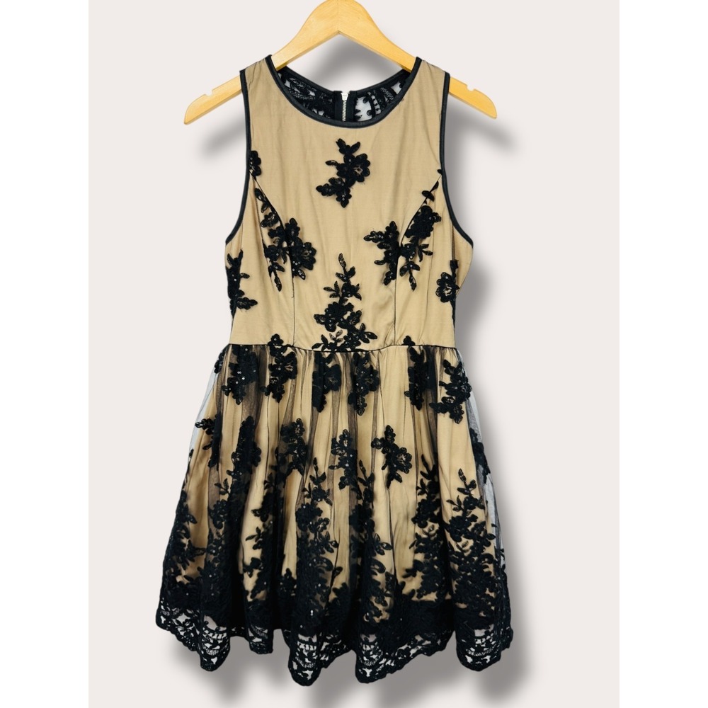 Windsor Womens Lace Overlay Fairy Grunge Babydoll Dress Size‎ 9 Cocktail Party - Picture 5 of 13